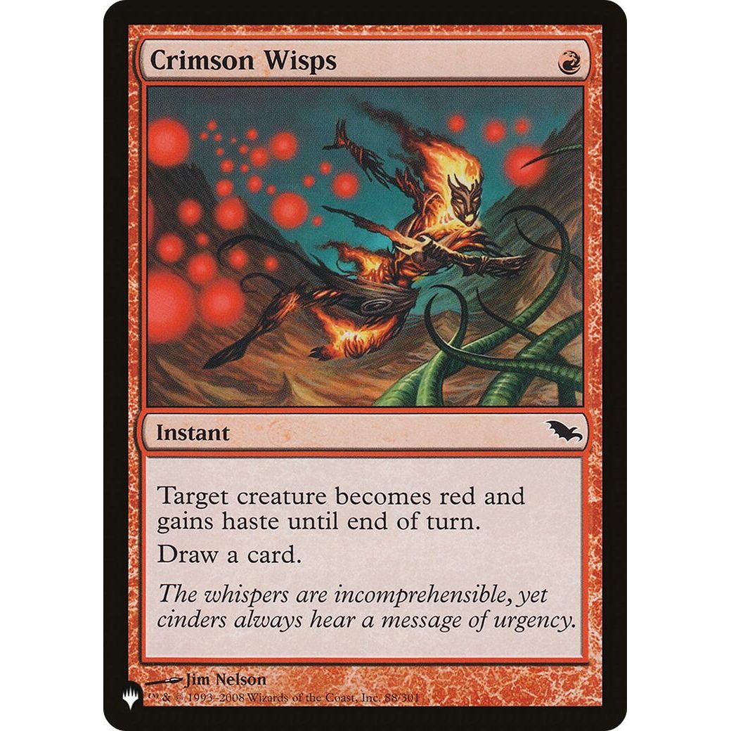 Image for Crimson Wisps (88/301) (LIST) - Magic: The Gathering