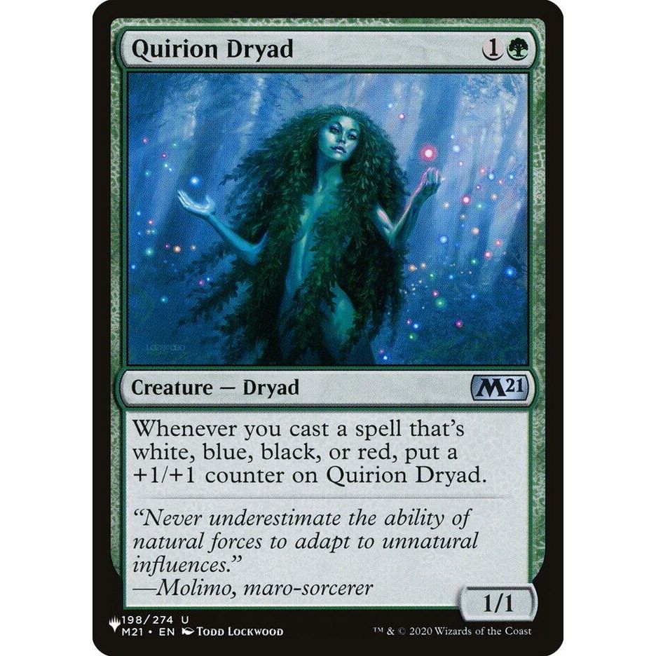 Image for Quirion Dryad (198/274) (LIST) - Magic: The Gathering