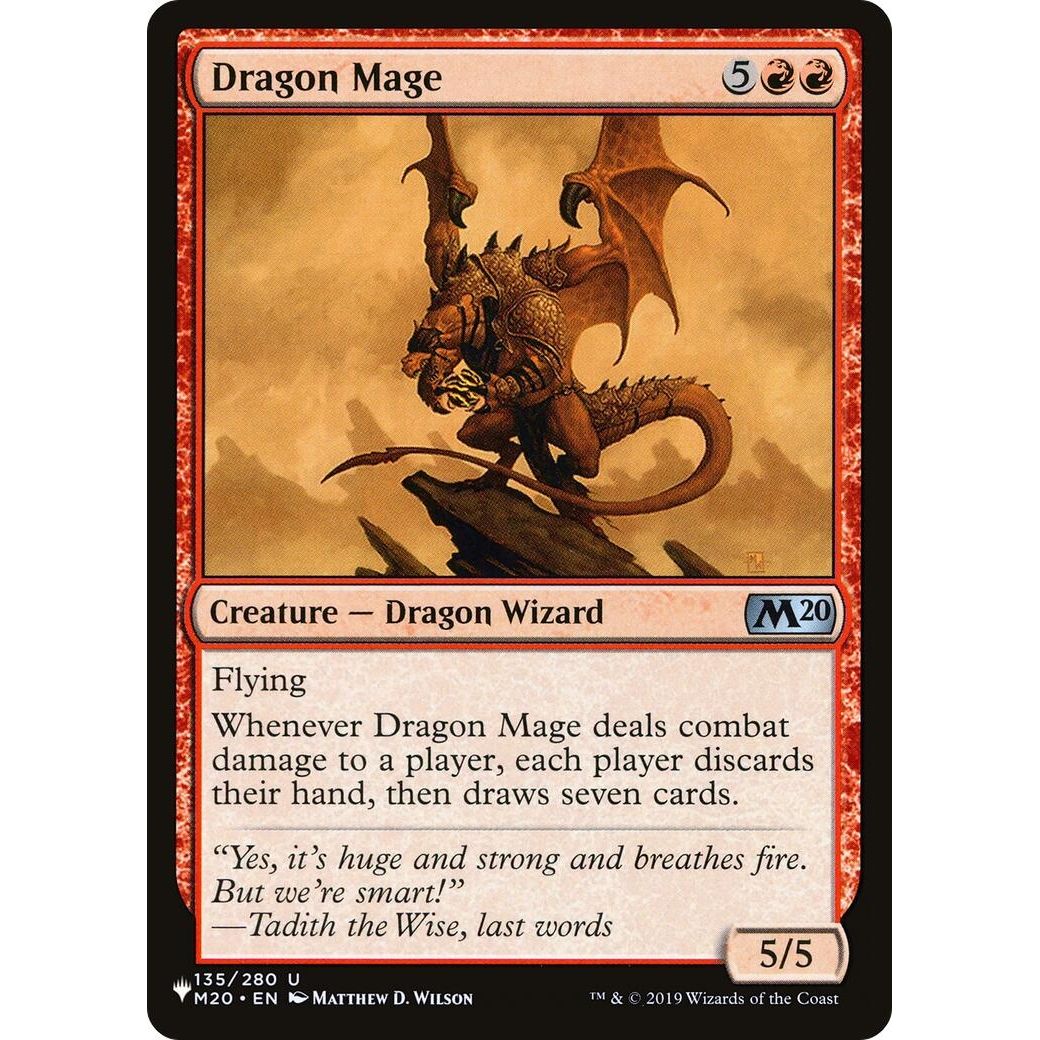 Image for Dragon Mage (135/280) (LIST) - Magic: The Gathering