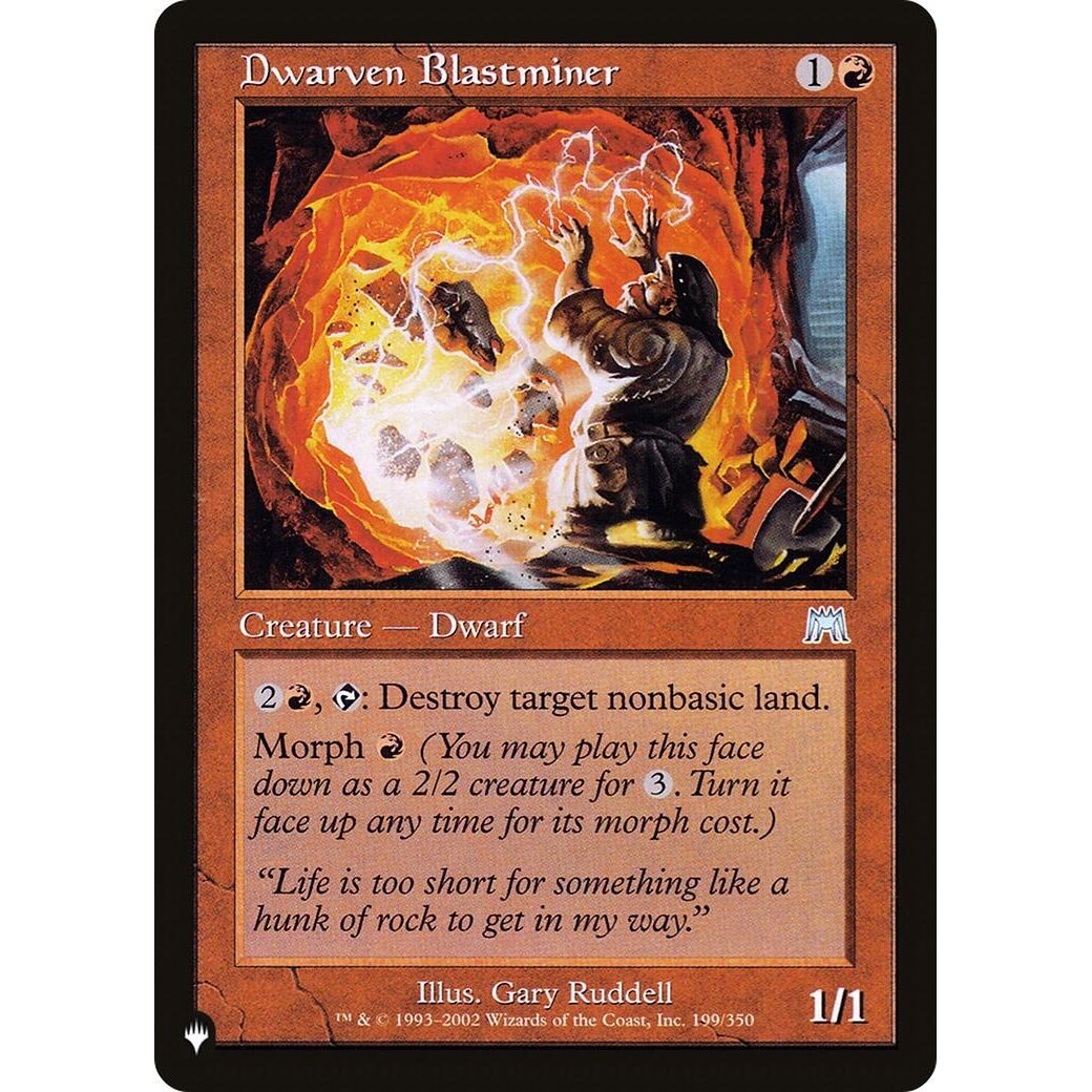 Image for Dwarven Blastminer (199/350) (LIST) - Magic: The Gathering