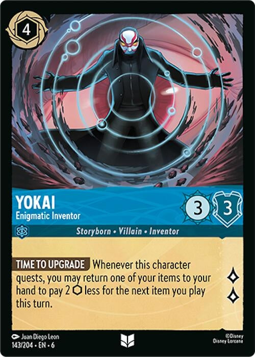 Image for Yokai - Enigmatic Inventor (143/204) (6) - Disney Lorcana