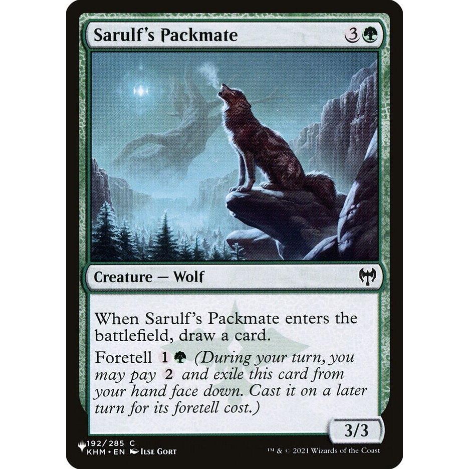Image for Sarulf's Packmate (192/285) (LIST) - Magic: The Gathering