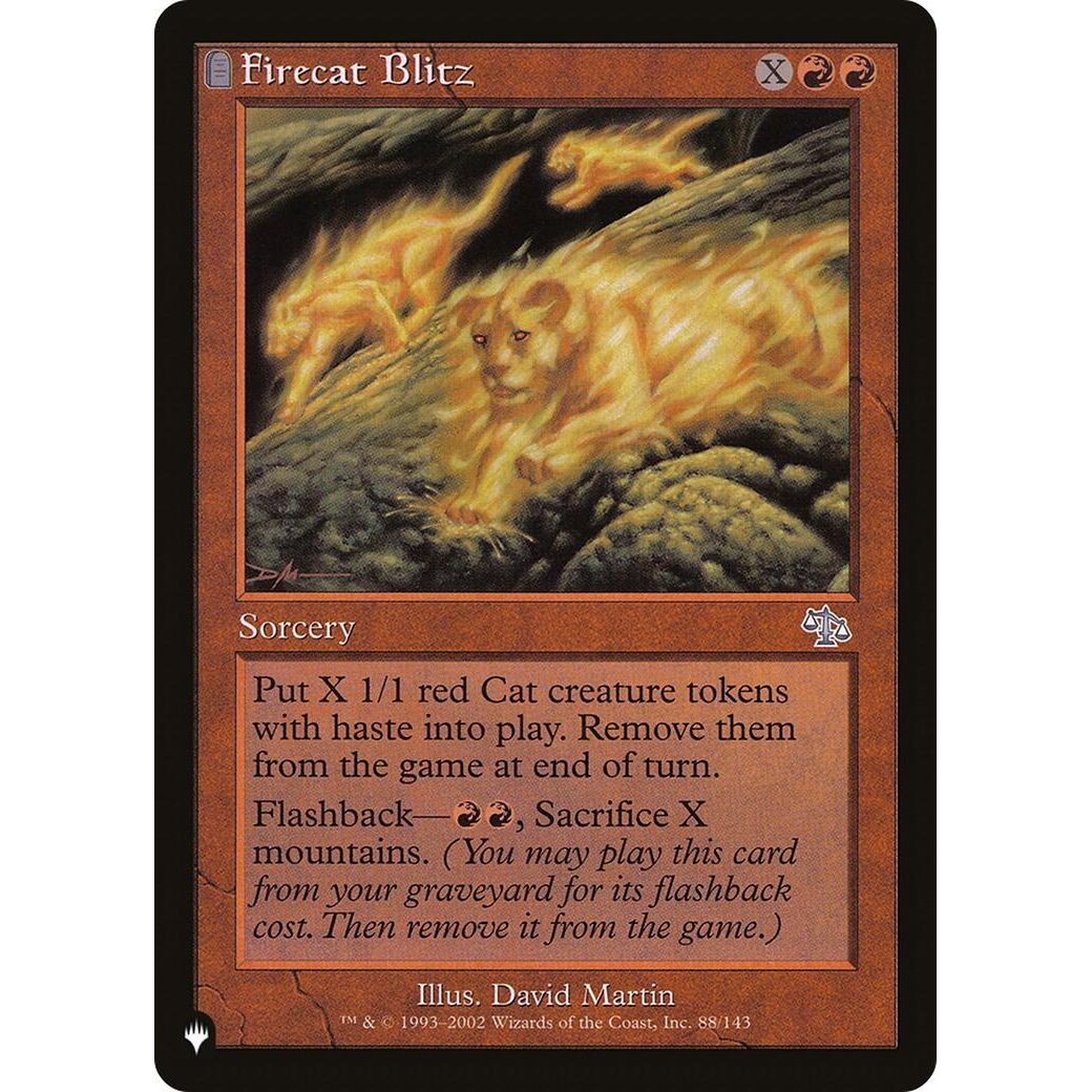 Image for Firecat Blitz (88/143) (LIST) - Magic: The Gathering
