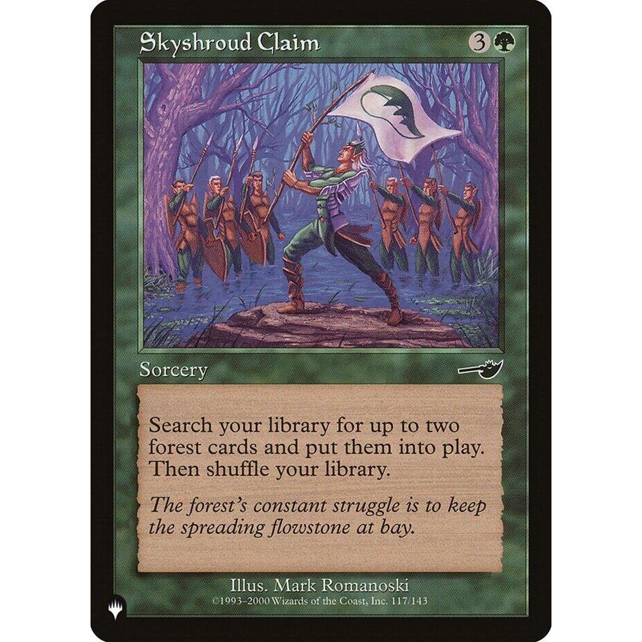 Image for Skyshroud Claim (117/143) (LIST) - Magic: The Gathering