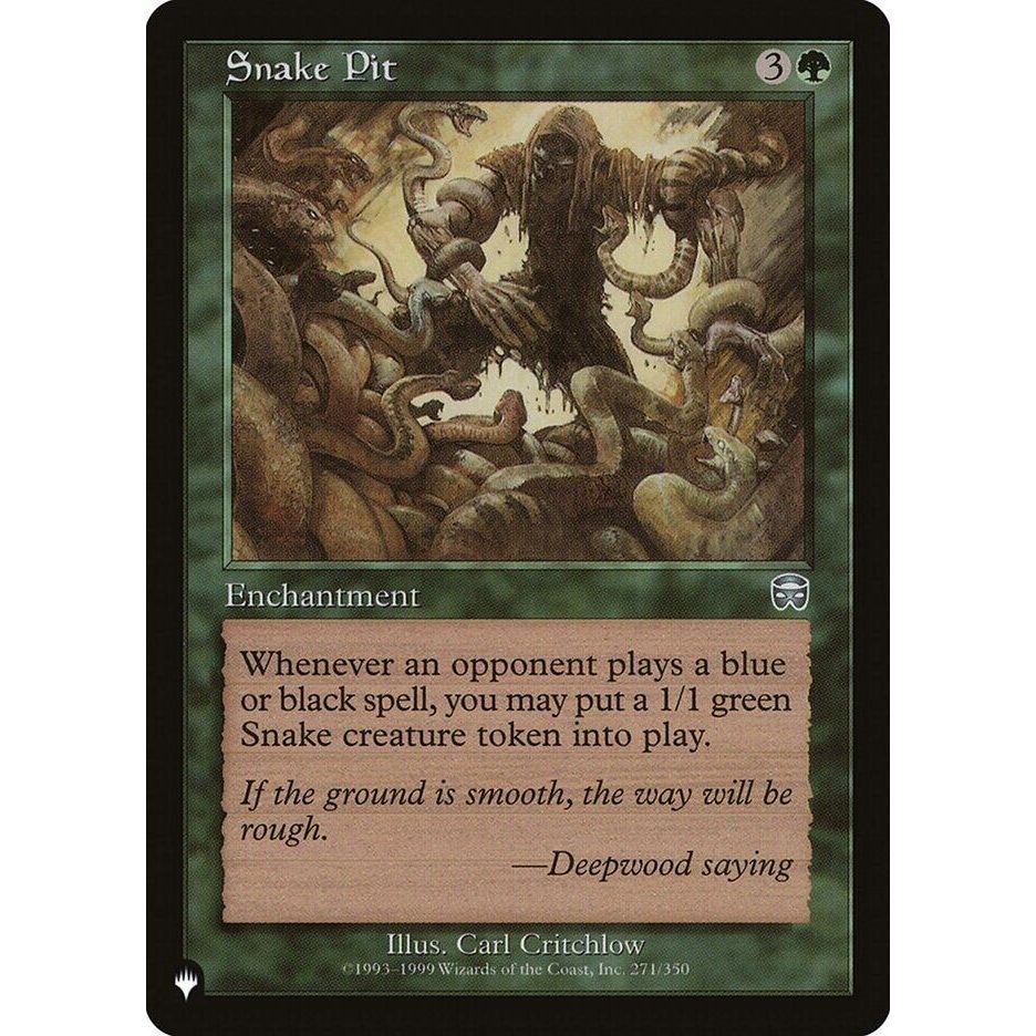 Image for Snake Pit (271/350) (LIST) - Magic: The Gathering