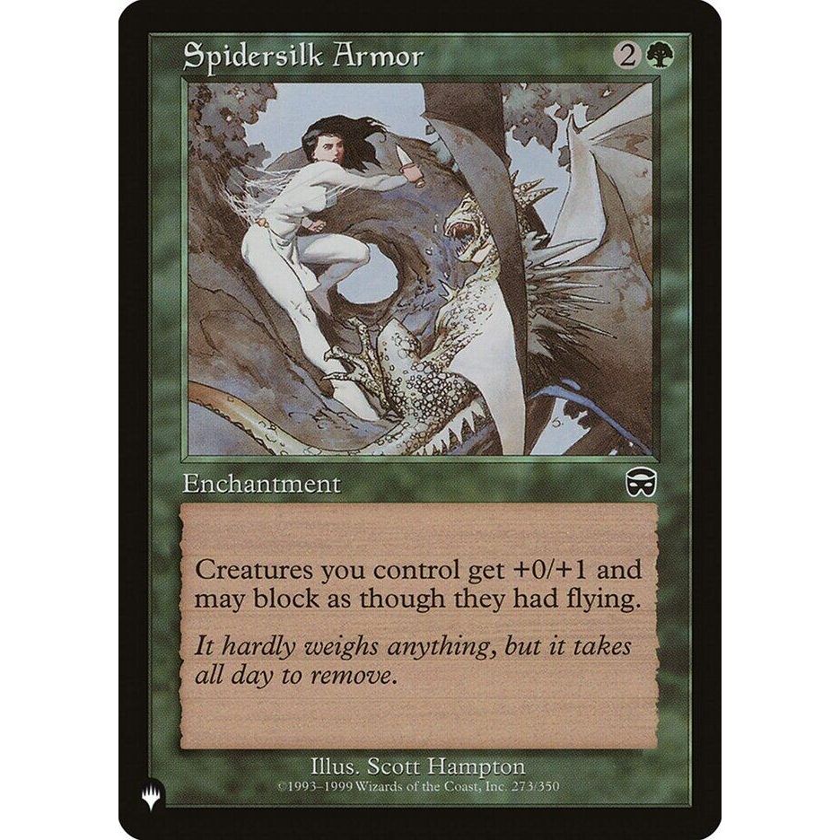 Image for Spidersilk Armor (273/350) (LIST) - Magic: The Gathering