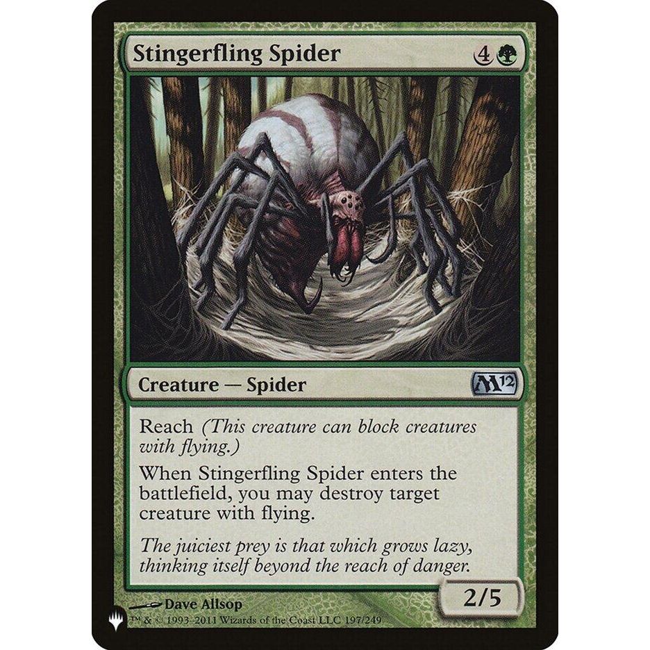 Image for Stingerfling Spider (197/249) (LIST) - Magic: The Gathering