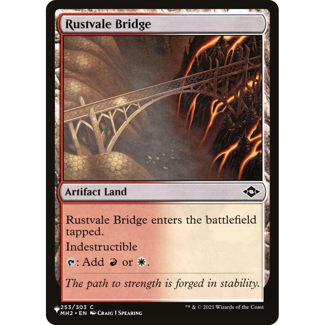 Image for Rustvale Bridge (253/303) (LIST) - Magic: The Gathering