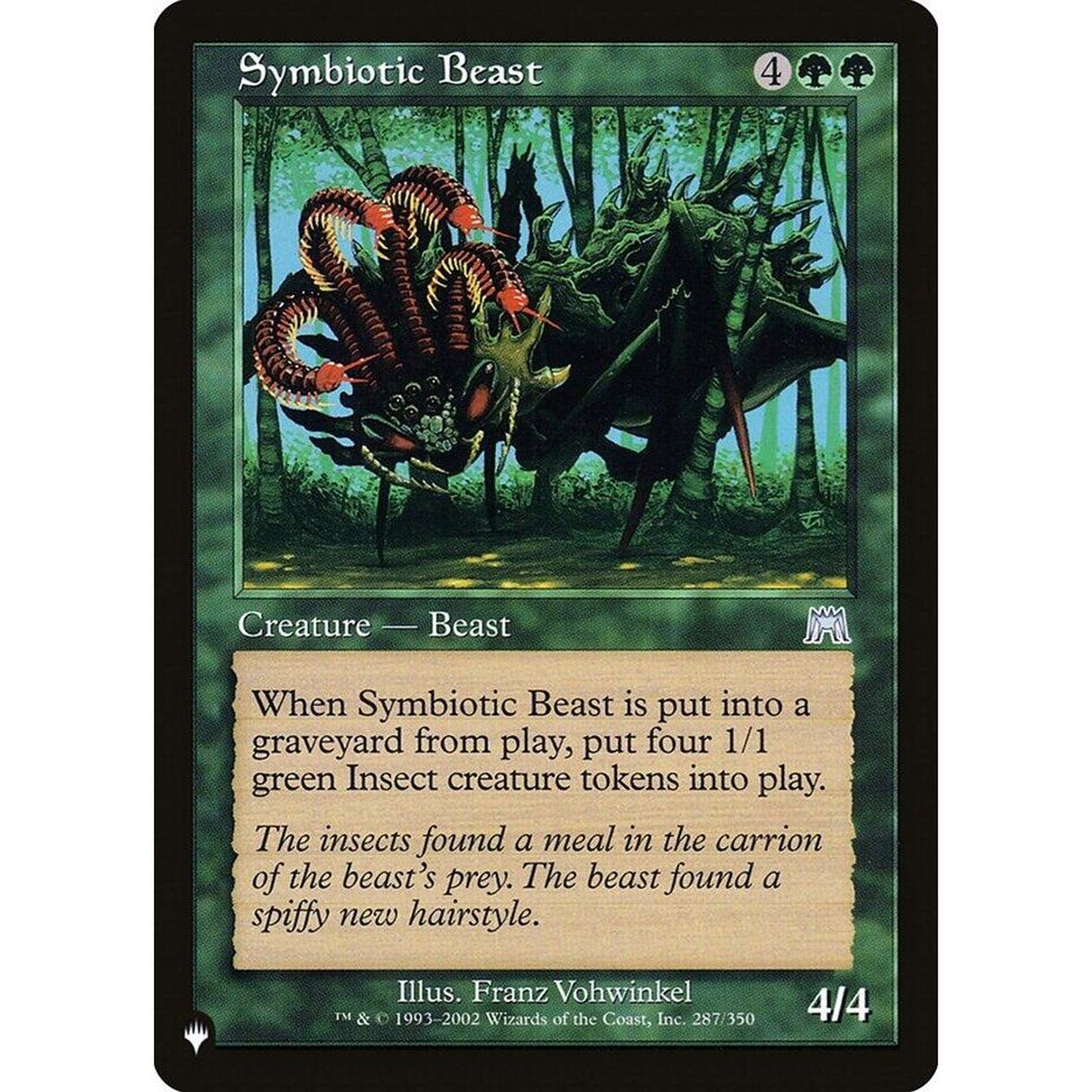 Image for Symbiotic Beast (287/350) (LIST) - Magic: The Gathering