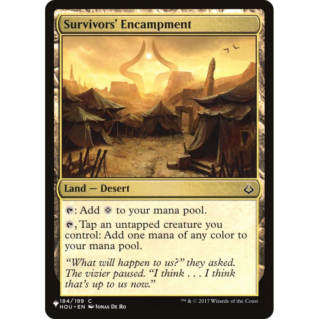 Image for Survivors' Encampment (184/199) (LIST) - Magic: The Gathering