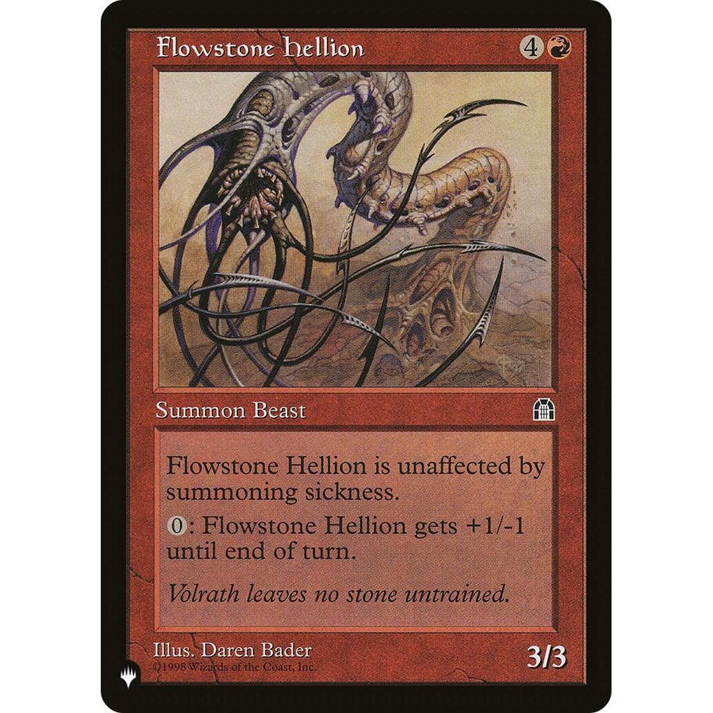 Image for Flowstone Hellion (LIST) - Magic: The Gathering