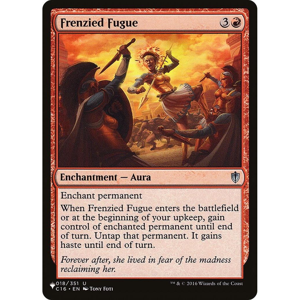 Image for Frenzied Fugue (018/351) (LIST) - Magic: The Gathering