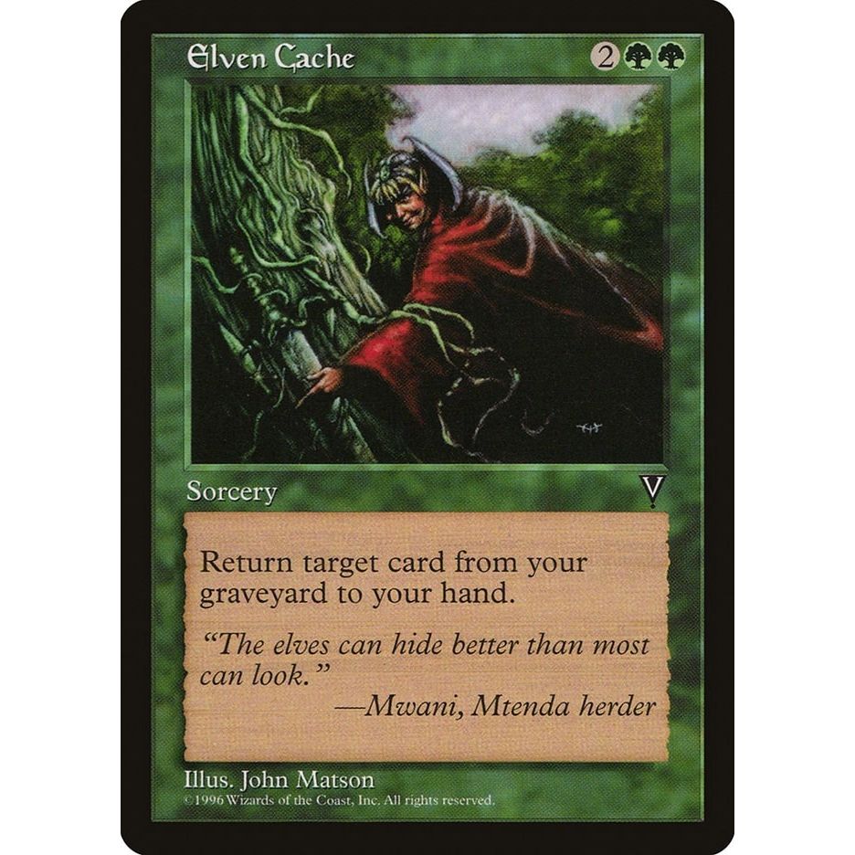 Image for Elven Cache (VIS) - Magic: The Gathering