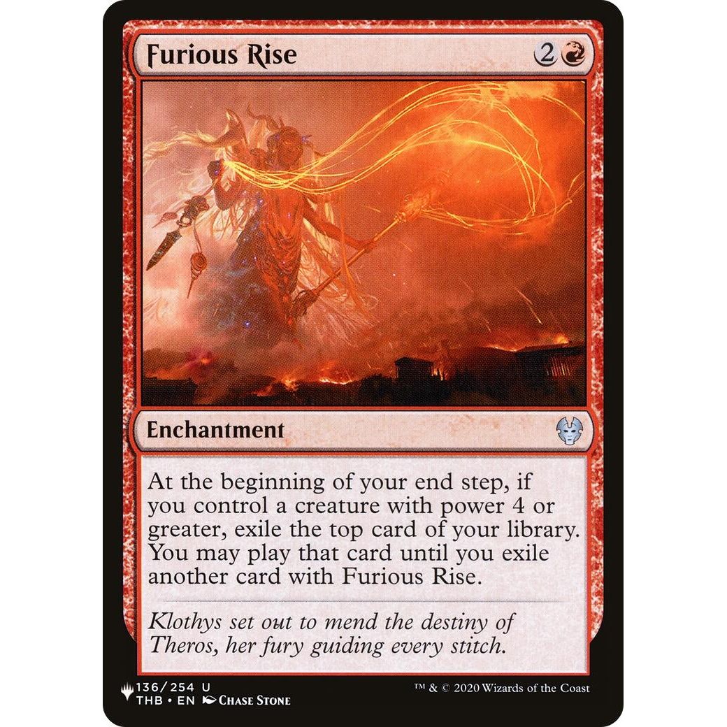 Image for Furious Rise (136/254) (LIST) - Magic: The Gathering