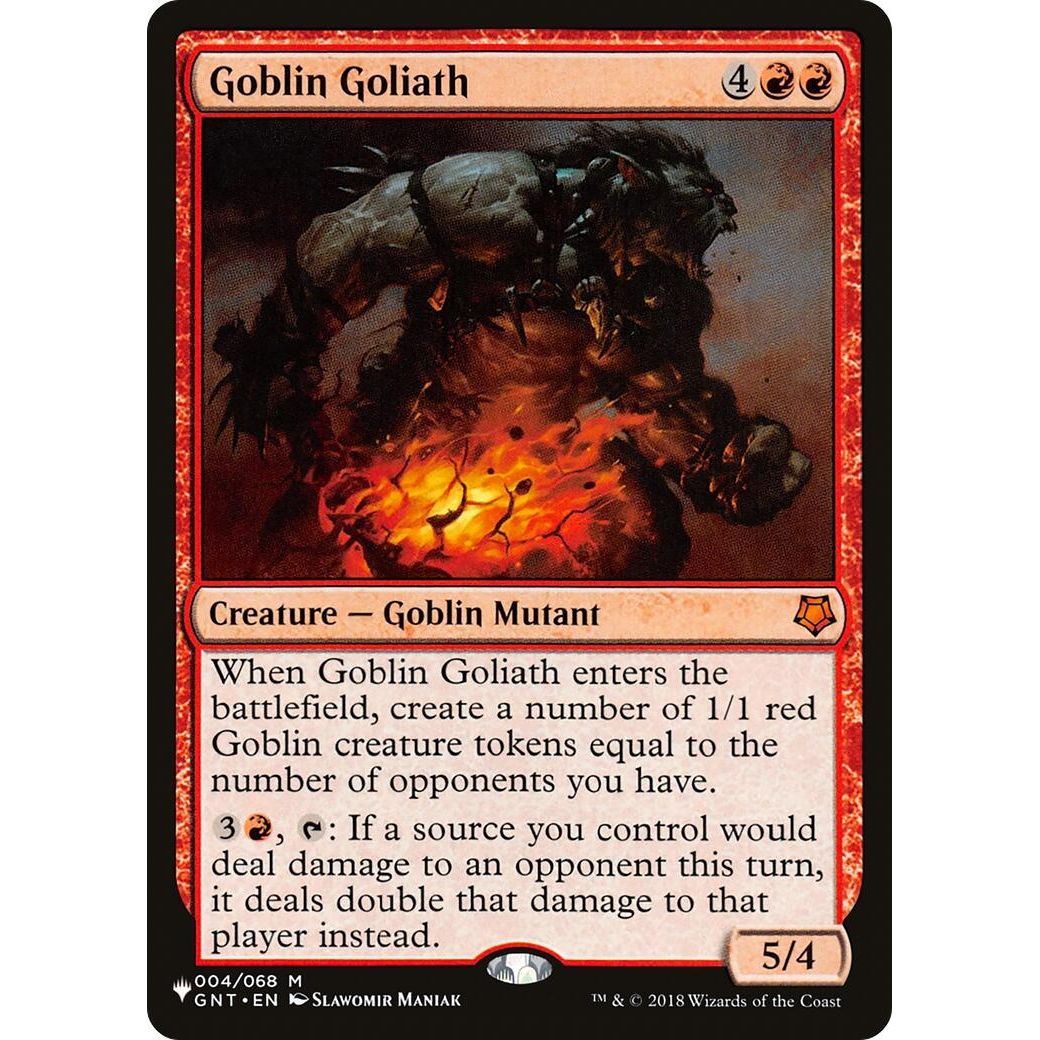 Image for Goblin Goliath (004/068) (LIST) - Magic: The Gathering