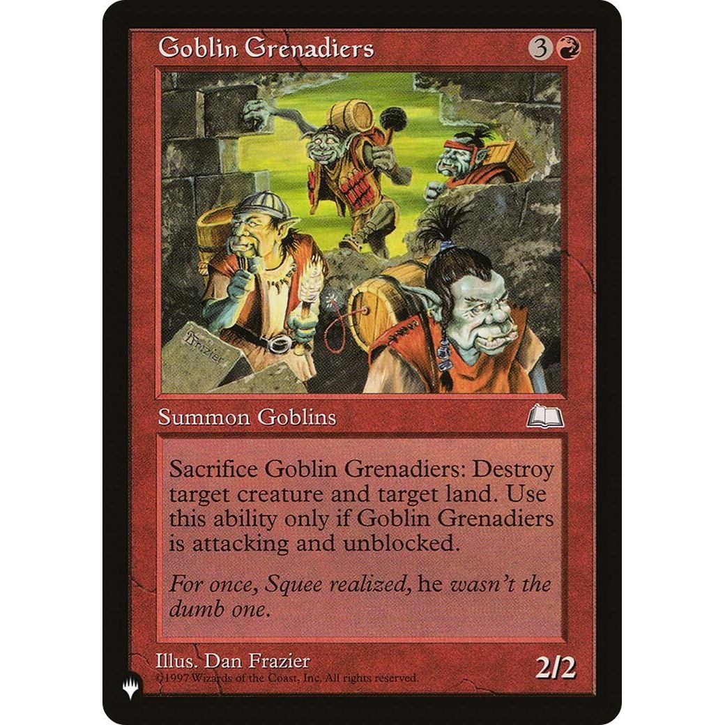 Image for Goblin Grenadiers (LIST) - Magic: The Gathering