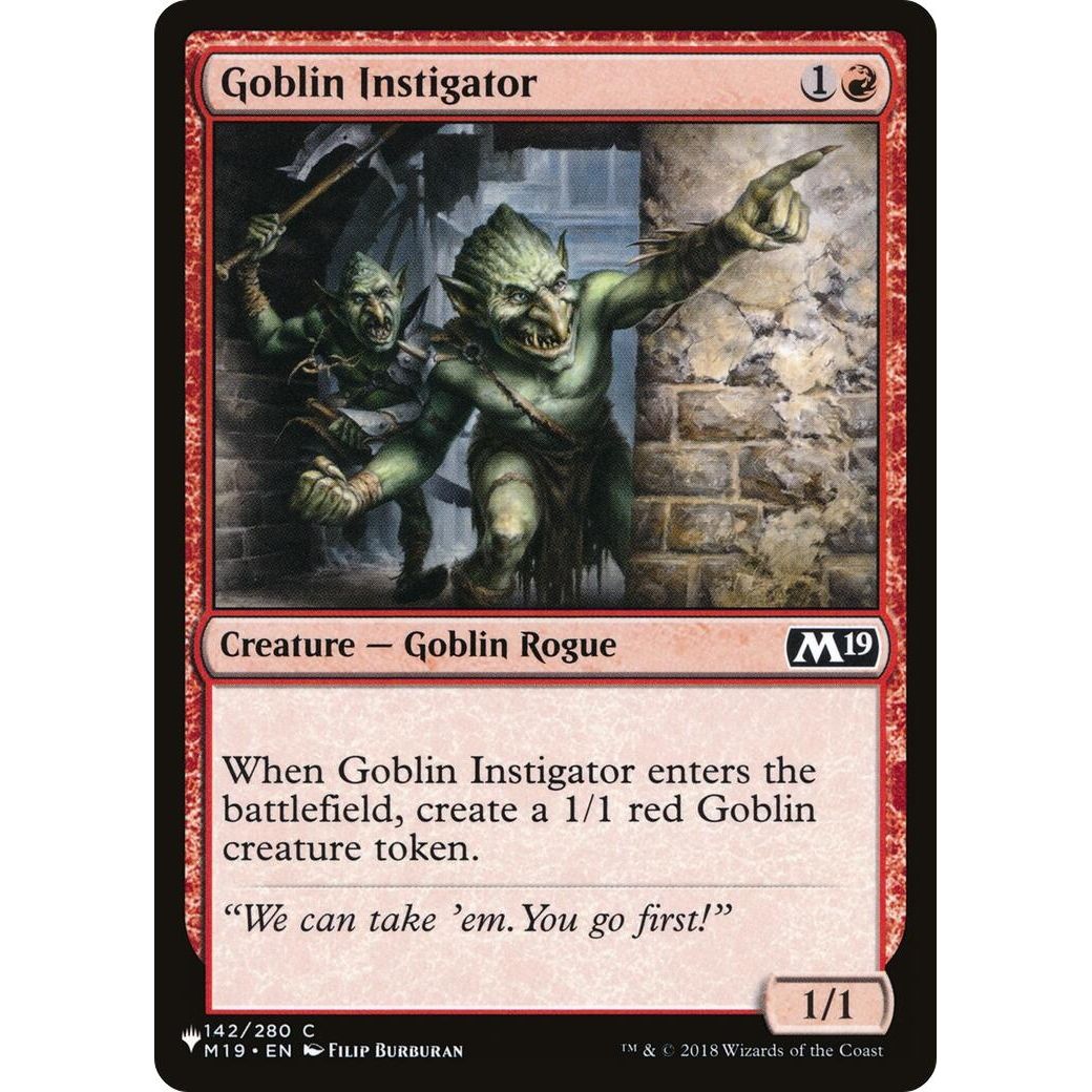 Image for Goblin Instigator (142/280) (LIST) - Magic: The Gathering