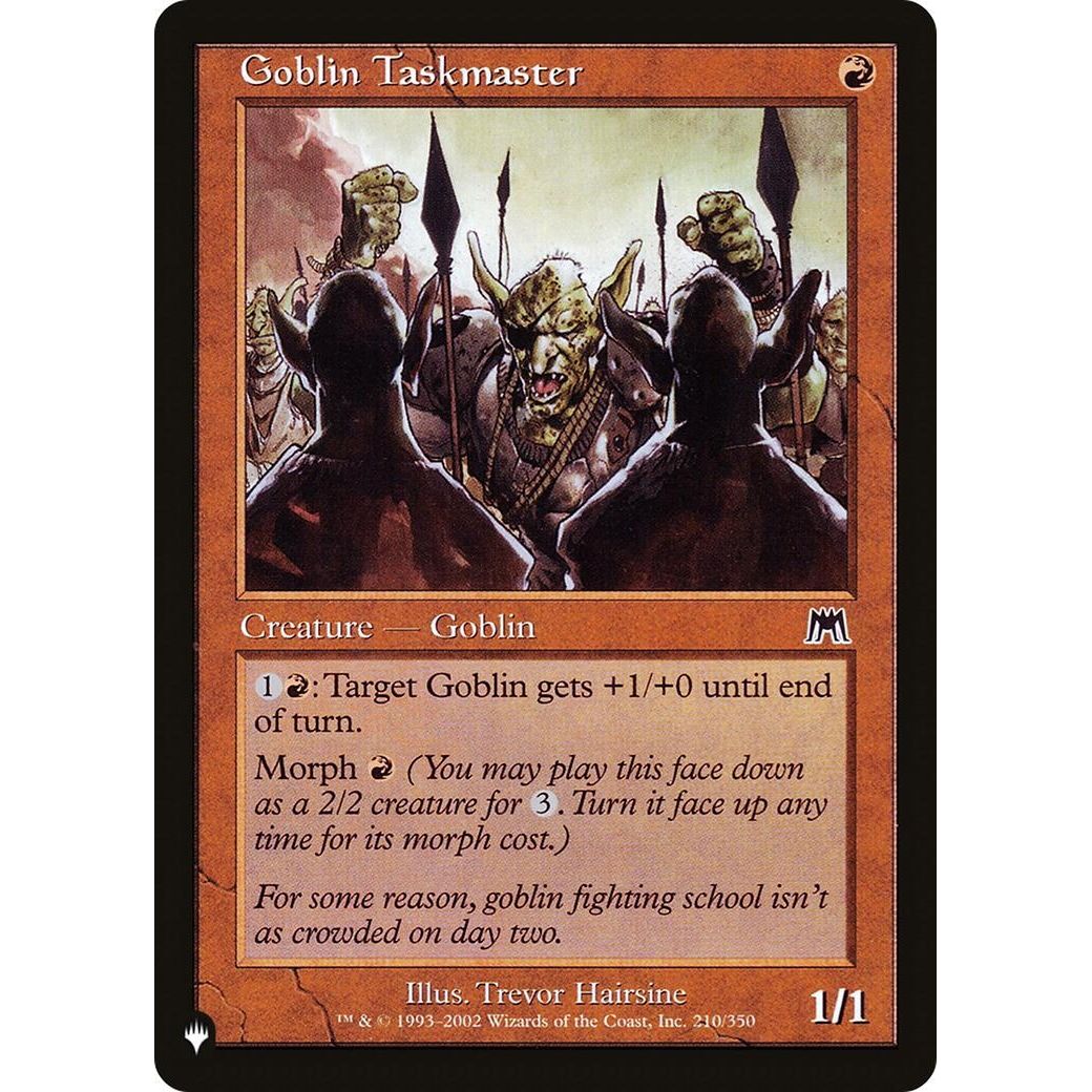 Image for Goblin Taskmaster (210/350) (LIST) - Magic: The Gathering