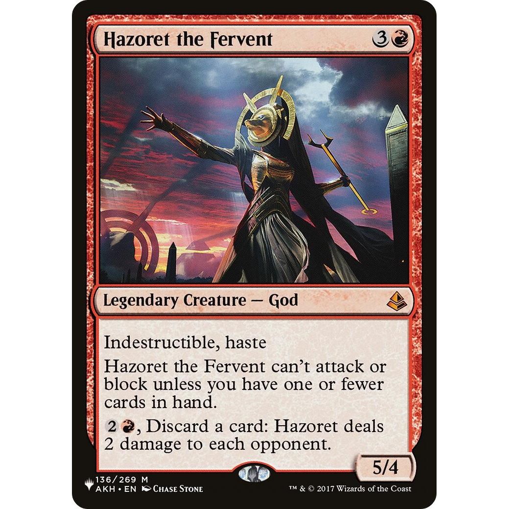 Image for Hazoret the Fervent (136/269) (LIST) - Magic: The Gathering