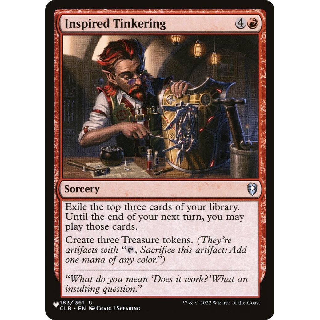 Image for Inspired Tinkering (183/361) (LIST) - Magic: The Gathering