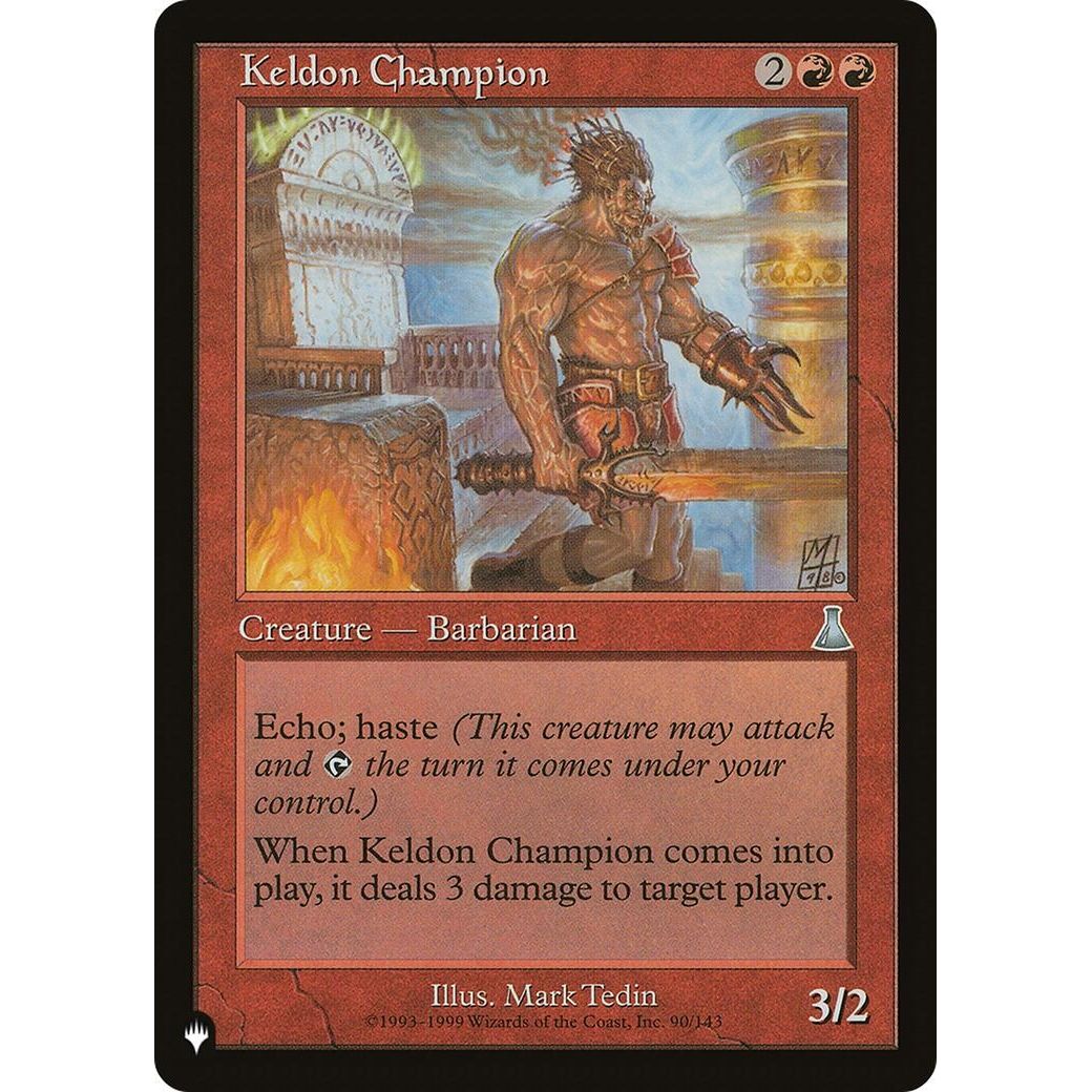 Image for Keldon Champion (90/143) (LIST) - Magic: The Gathering