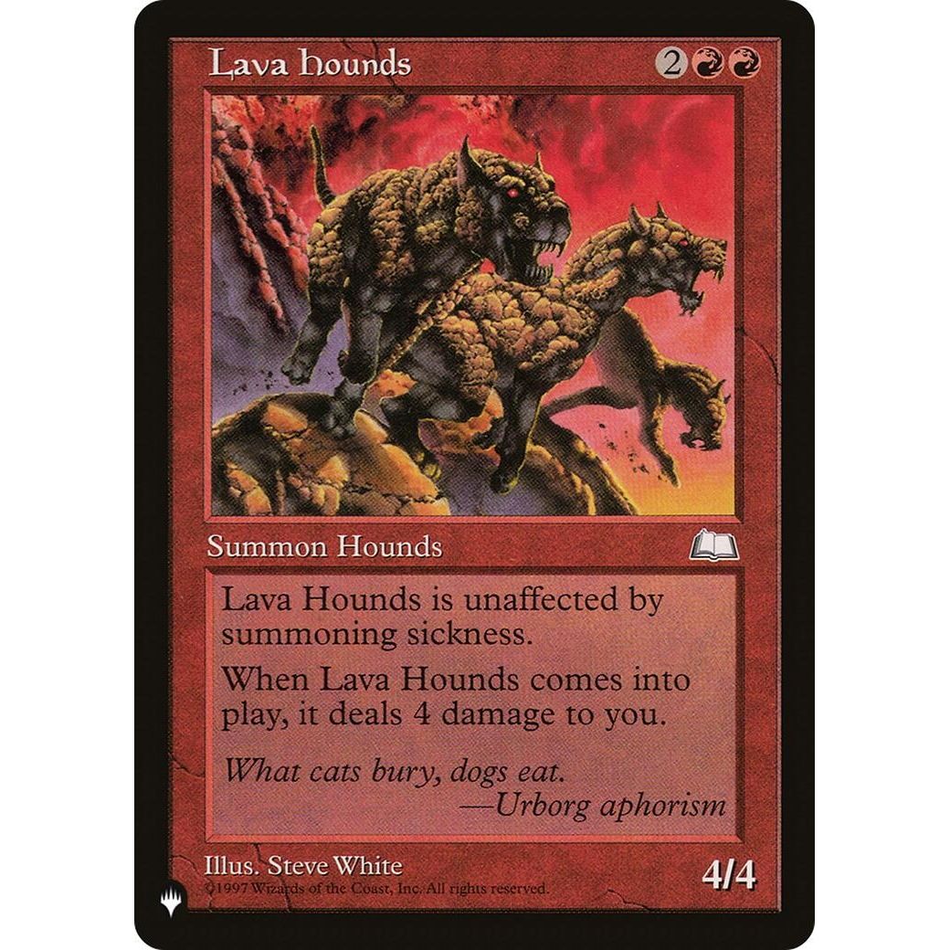 Image for Lava Hounds (LIST) - Magic: The Gathering