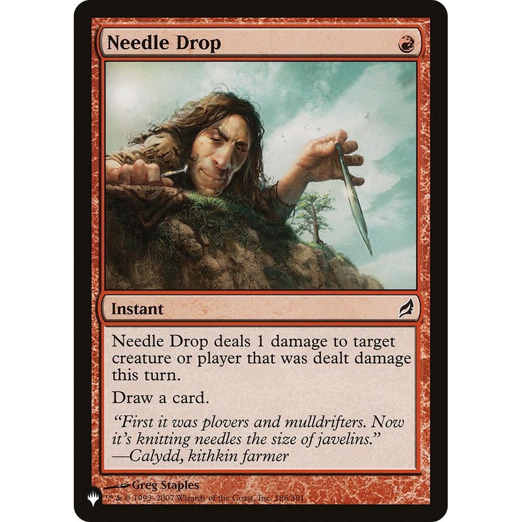 Image for Needle Drop (186/301) (LIST) - Magic: The Gathering