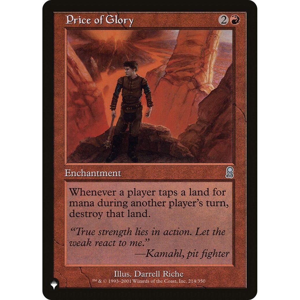 Image for Price of Glory (214/350) (LIST) - Magic: The Gathering