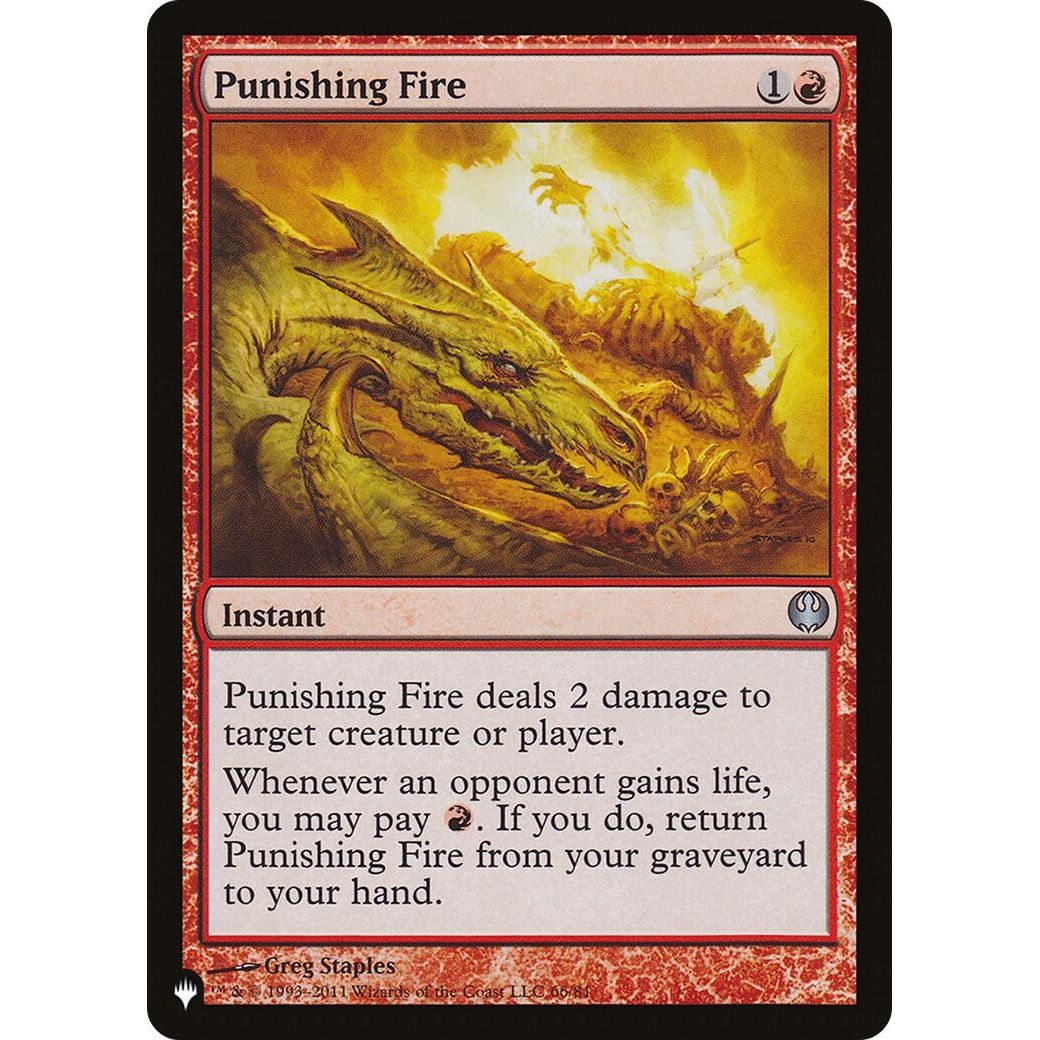 Image for Punishing Fire (66/81) (LIST) - Magic: The Gathering