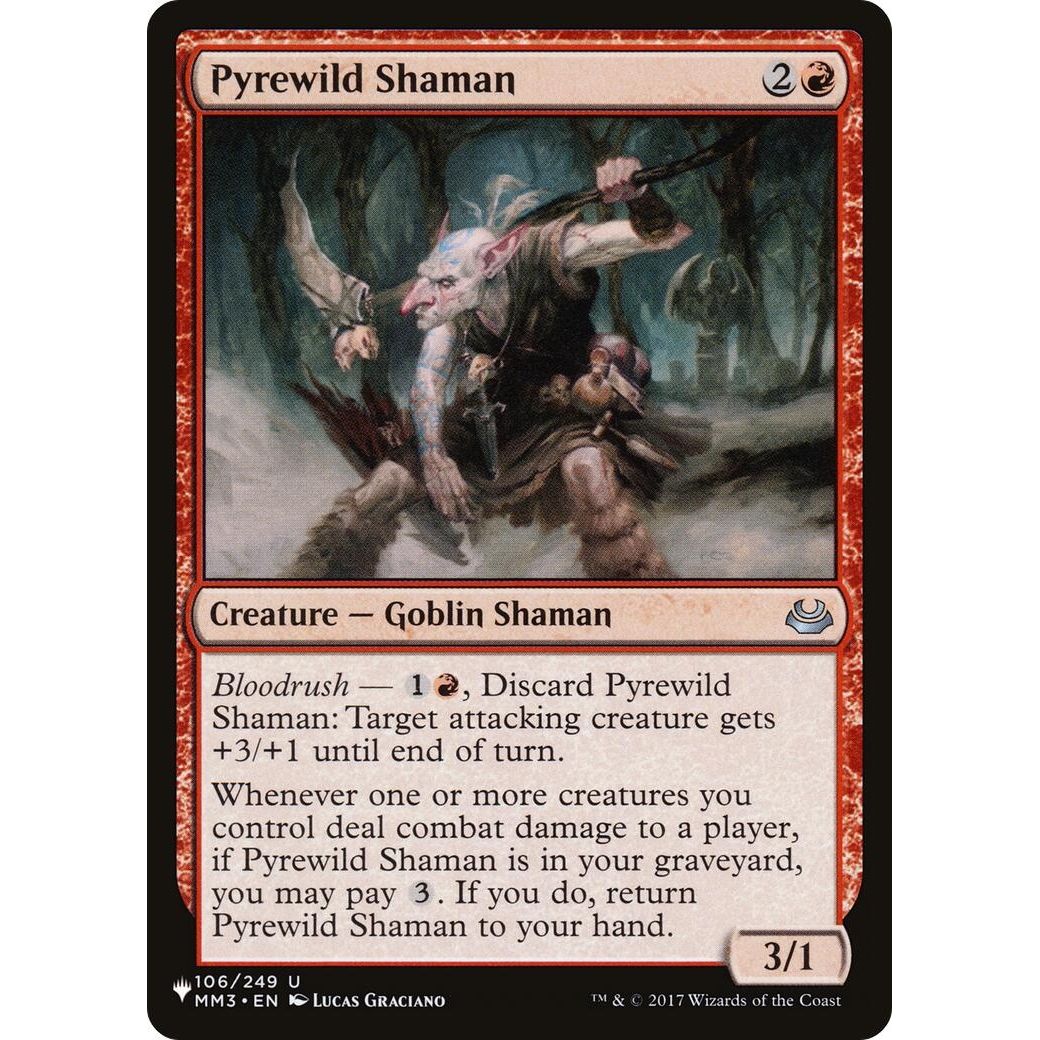 Image for Pyrewild Shaman (106/249) (LIST) - Magic: The Gathering