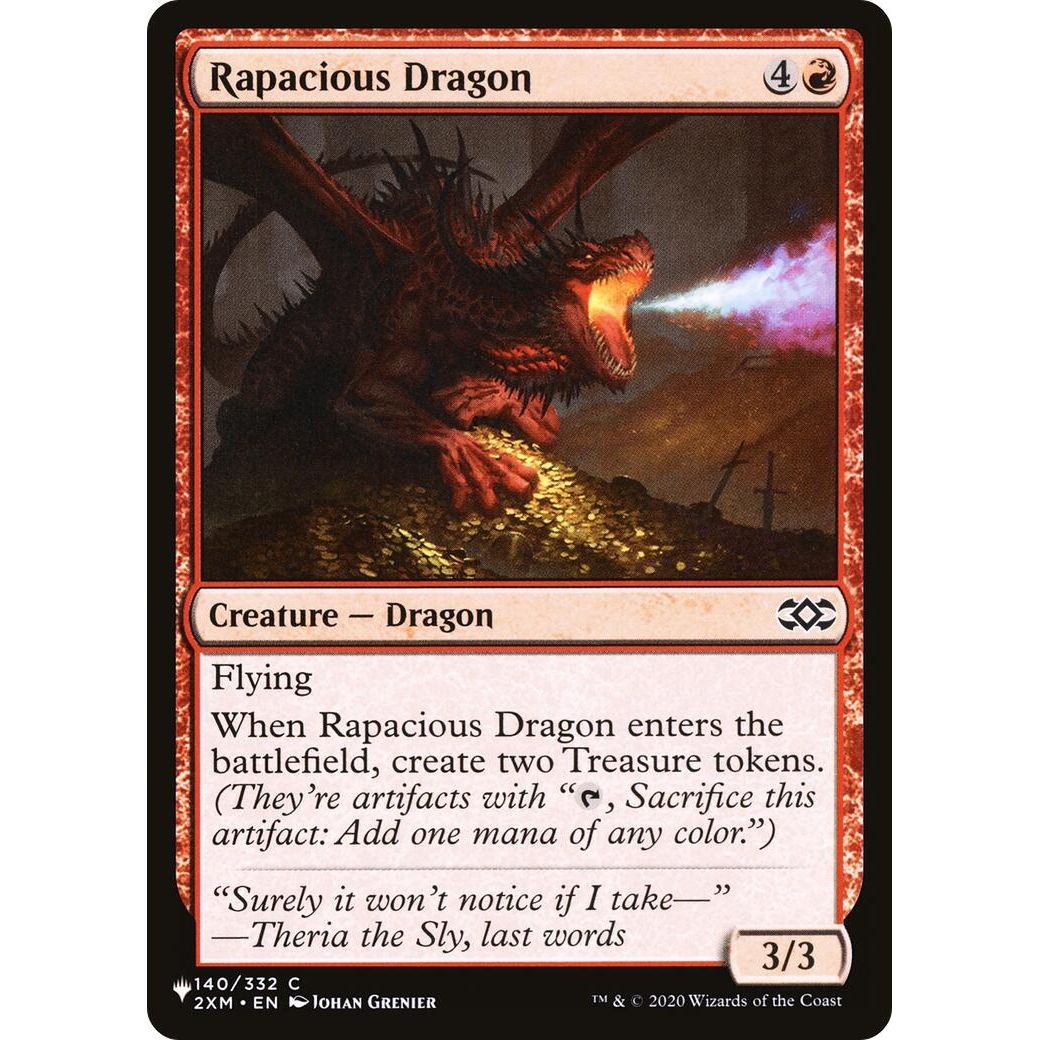 Image for Rapacious Dragon (140/332) (LIST) - Magic: The Gathering
