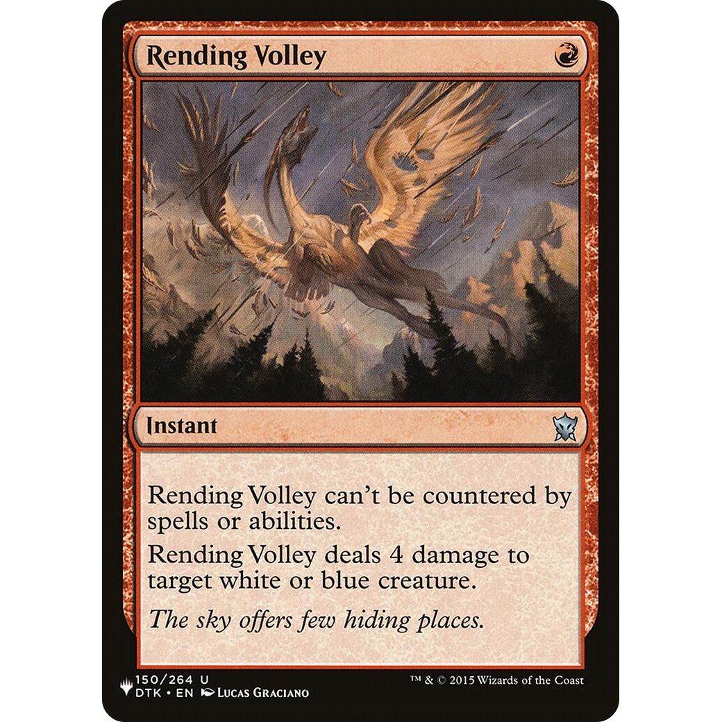 Image for Rending Volley (150/264) (LIST) - Magic: The Gathering
