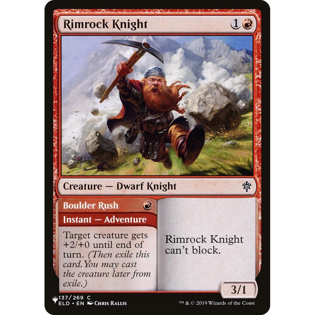 Image for Rimrock Knight (137/269) (LIST) - Magic: The Gathering