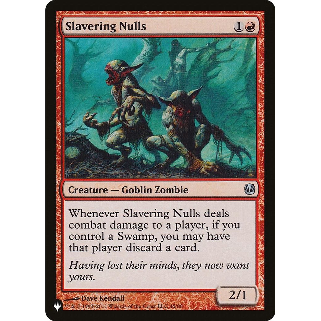 Image for Slavering Nulls (45/80) (LIST) - Magic: The Gathering