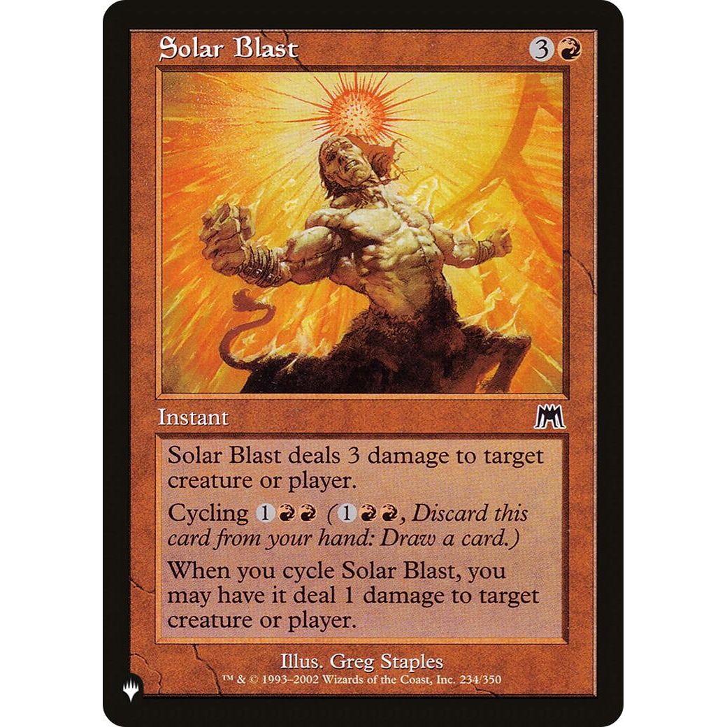 Image for Solar Blast (234/350) (LIST) - Magic: The Gathering