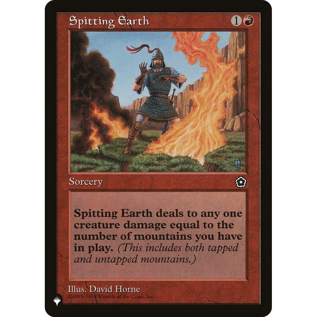 Image for Spitting Earth (LIST) - Magic: The Gathering