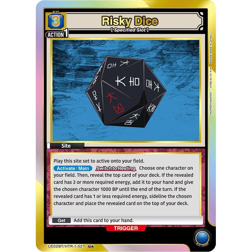 Image for Risky Dice (027) (U*) (UE02BT/HTR-1-027) (UE02BT) - Union Arena