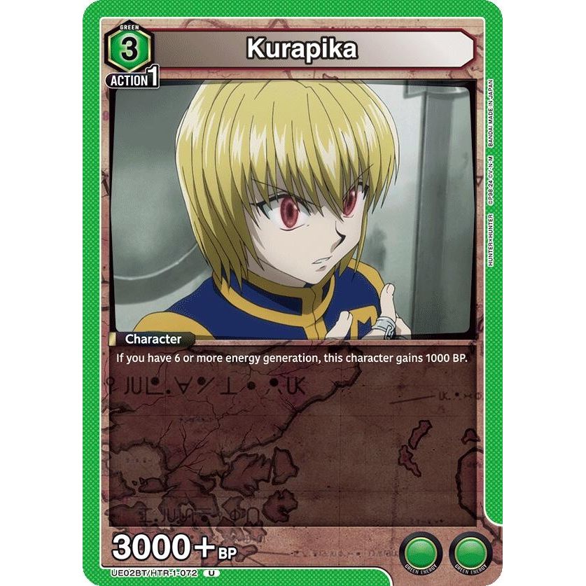 Image for Kurapika (072) (UE02BT/HTR-1-072) (UE02BT) - Union Arena