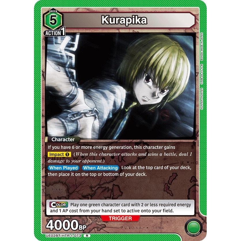 Image for Kurapika (073) (UE02BT/HTR-1-073) (UE02BT) - Union Arena