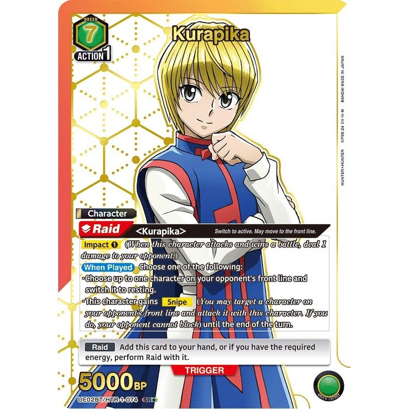 Image for Kurapika (074) (SR*) (UE02BT/HTR-1-074) (UE02BT) - Union Arena