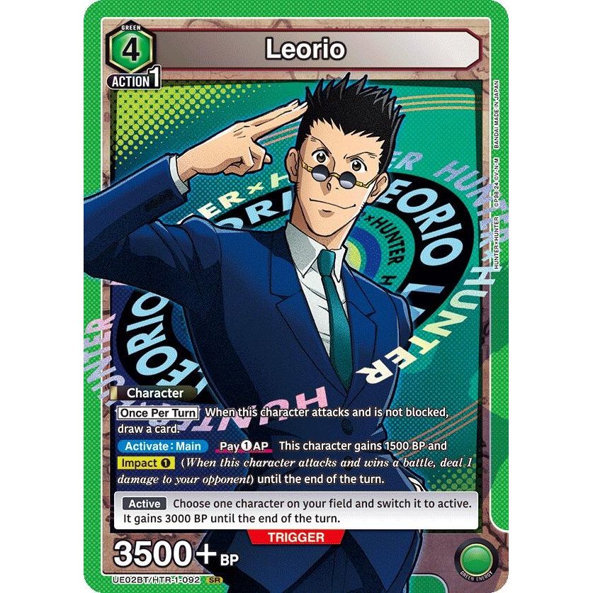 Image for Leorio (092) (UE02BT/HTR-1-092) (UE02BT) - Union Arena