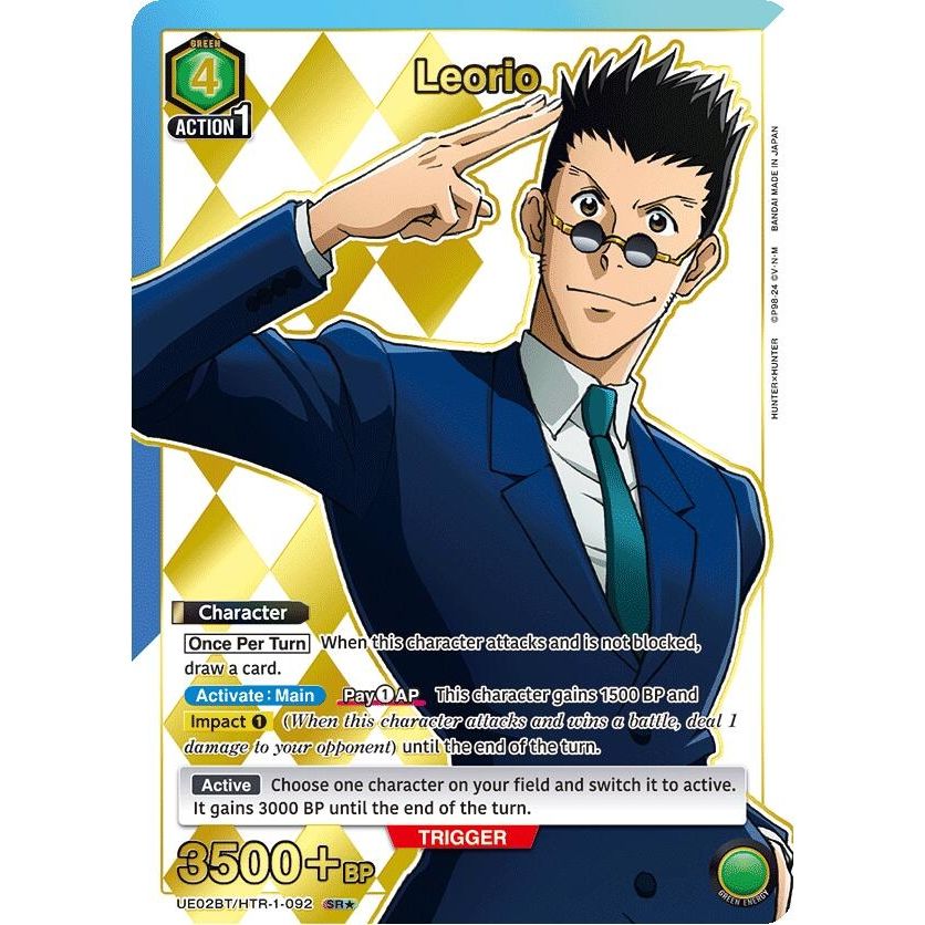 Image for Leorio (092) (SR*) (UE02BT/HTR-1-092) (UE02BT) - Union Arena