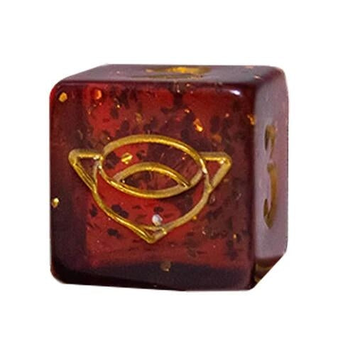 Image for Universes Beyond: The Lord of the Rings: Tales of Middle-earth Planar Die -  Red - Life Counters