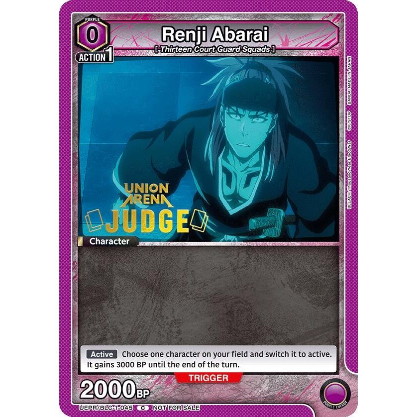 Image for Renji Abarai (045) (Judge Pack) (UEPR/BLC-1-045) (UEPR) - Union Arena