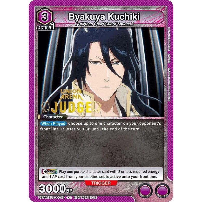Image for Byakuya Kuchiki (049) (Judge Pack) (UEPR/BLC-1-049) (UEPR) - Union Arena