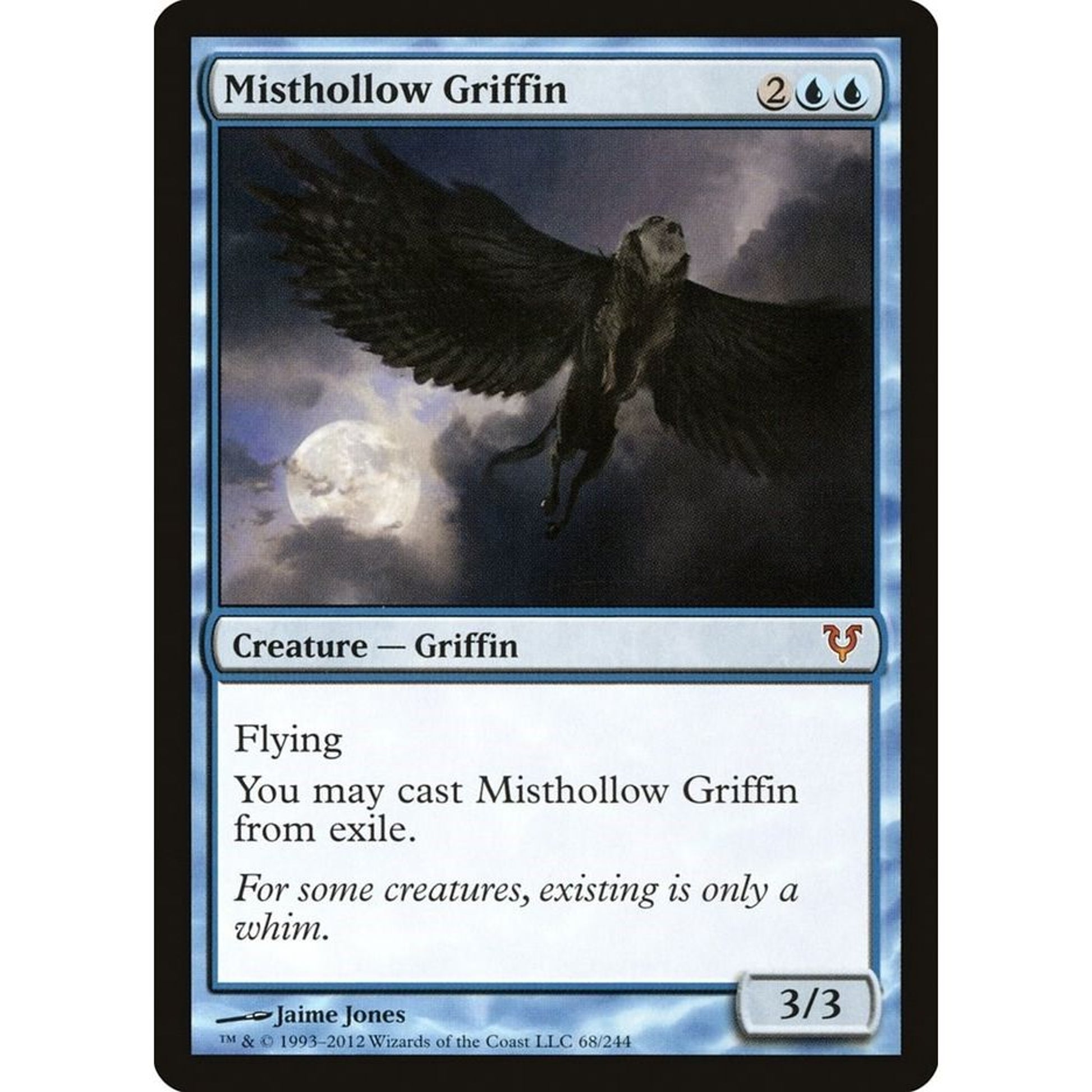 Image for Misthollow Griffin (68) (AVR) - Magic: The Gathering