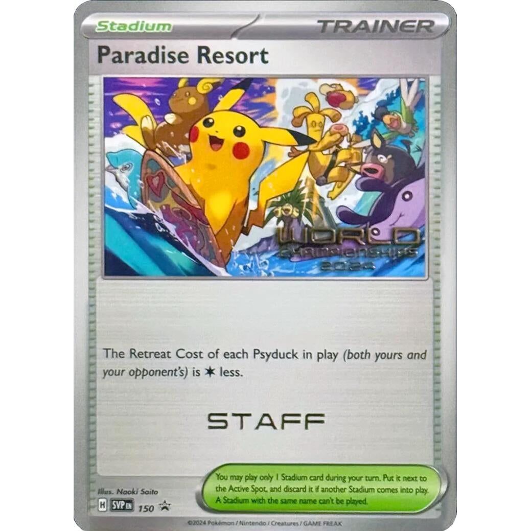 Image for Paradise Resort - 150 (World Championships 2024) [Staff] (150) (SVP) - Pokemon