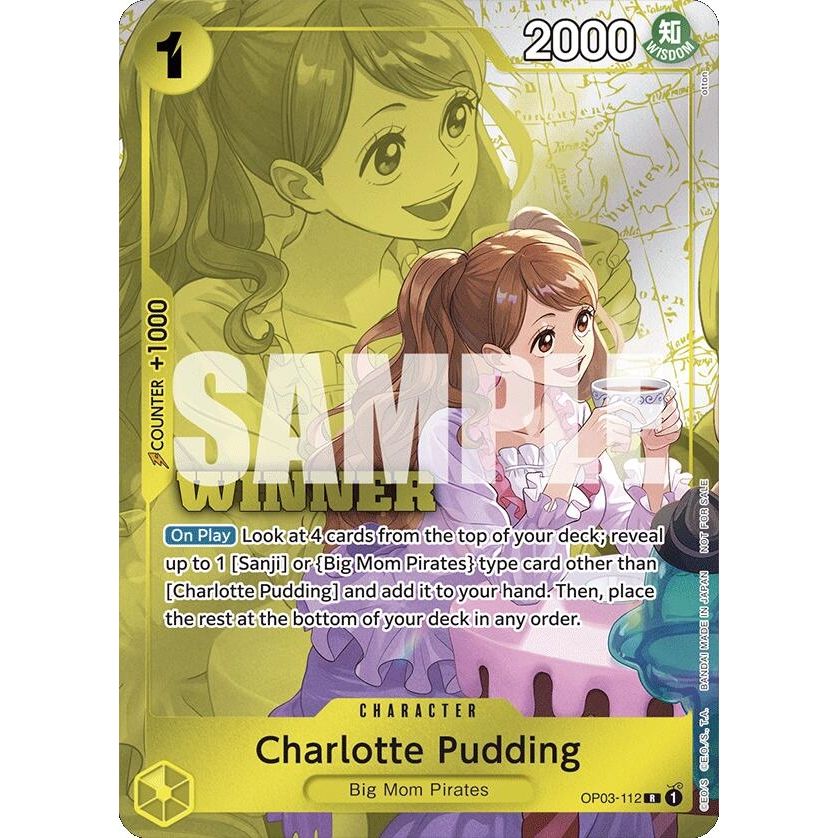 Image for Charlotte Pudding (Winner Pack 2024 Oct.-Dec.) (OP03-112) (OP-PR) - One Piece Card Game