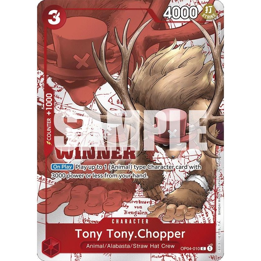 Image for Tony Tony.Chopper (Winner Pack 2024 Oct.-Dec.) (OP04-010) (OP-PR) - One Piece Card Game
