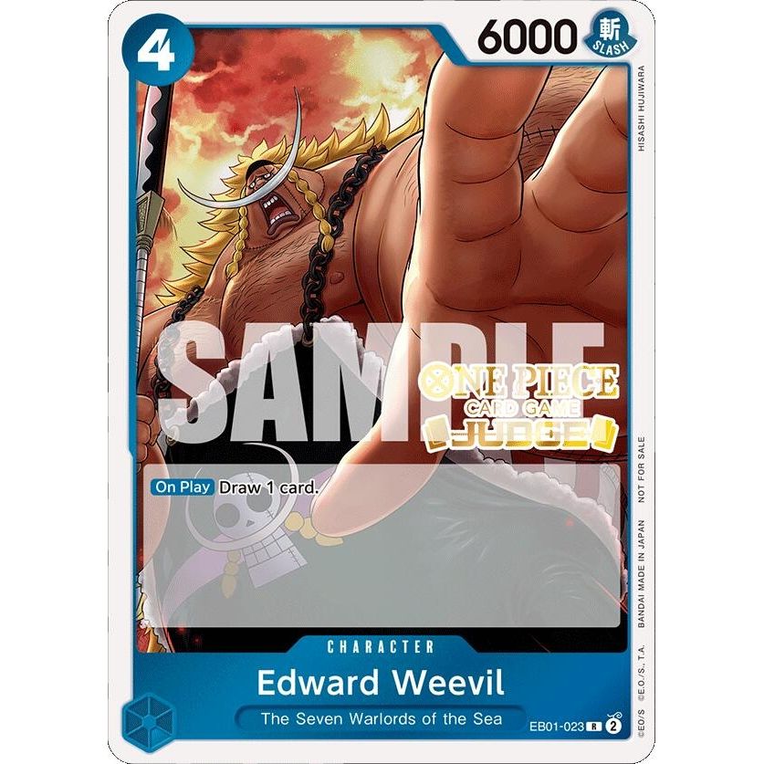 Image for Edward Weevil (Judge Pack Vol. 4) (EB01-023) (OP-PR) - One Piece Card Game